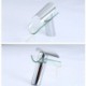 Waterfall Glass Chrome Sink Faucet Deck Mount Bathroom Sink Tap