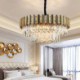 Living Room Bedroom Round Ceiling Lamp Pendant Light Modern Glass Light Fixture