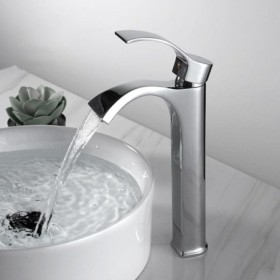 Brass Bathroom Sink Faucet Basin Mixer Tap Faucet 12.2 Inch