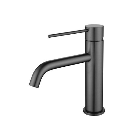 Gun Grey Bathroom Sink Faucet Copper Basin Mixer Tap Simplicity