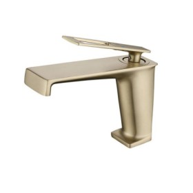 Single Handle Modern Copper Bathroom Sink Faucet