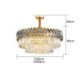 Nordic Style Glass Chandelier Bedroom Living Room Round Glass Pendant Light