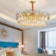 Modern Glass Ceiling Light Bedroom Living Room Circular Plum Blossom Glass Pendant Light