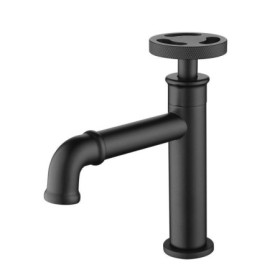 Industrial Style Cold Water Faucet Black Single Lever Tap Basin Faucet