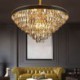 Luxury Conical Chandelier Bedroom Living Room Modern Simple Glass Pendant Lamp