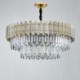 Living Room Study Modern Round Glass Chandelier Decorative Pendant Light