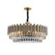 Decorative Chandelier Bedroom Living Room Modern Circular Glass Pendant Light