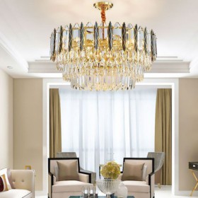 Living Room Dining Room Modern Simple Circular Chandelier Glass Pendant Light