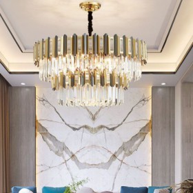 Living Room Dining Room Modern Simple Circular Chandelier Glass Pendant Light