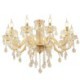 Dining Room Bedroom Elegant Crystal Chandelier European Style Glass Pendant Light