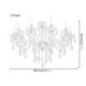 Dining Room Bedroom Elegant Crystal Chandelier European Style Glass Pendant Light