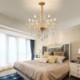 Dining Room Bedroom Elegant Crystal Chandelier European Style Glass Pendant Light