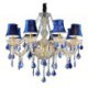 Luxury Pendant Light Blue Pendant Living Room Bedroom European Crystal Chandelier