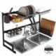 Stretchable Dish Drying Rack Stainless Steel Kitchen Storage Rack