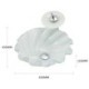 Wave Shape Basin Tempered Glass Bathroom Countertop Waterfall Vessel Sink Tap White Sink and Faucet Set
