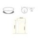 Bathroom Round Basin With/Without Tap Sink Retro Counter Top Sink and Faucet Set