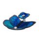 Bathroom Kids Countertop Waterfall Sink Tap Butterfly Sink and Faucet Set