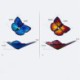 Bathroom Kids Countertop Waterfall Sink Tap Butterfly Sink and Faucet Set