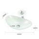 White Ingot Basin Tempered Glass Bathroom Countertop Waterfall Vessel Sink Tap Sink and Faucet Set