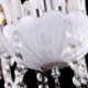 Unique European White Jade Pendant Light Living Room Bedroom Large Crystal Chandelier