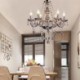 Living Room Hotel Rooms Elegant Crystal Chandelier European Style Glass Pendant Light