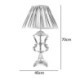 Bedroom Study Desk Reading Light Crystal Table Lamp Fabric Lamp Shade