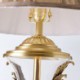 Bedroom Study Desk Reading Light Crystal Table Lamp Fabric Lamp Shade