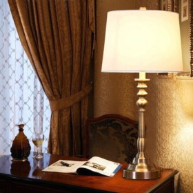 Bedroom Living Room Iron Desk Lamp American Style Table Lamp
