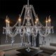 Transparent Ceiling Light Bedroom Living Room Large European Crystal Chandelier