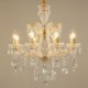 Dining Room Bedroom Elegant Crystal Chandelier European Pendant Light