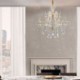 Dining Room Bedroom Elegant Crystal Chandelier European Pendant Light