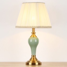 Ceramic Table Lamp Counter Lamp Bedroom Living Room American Style