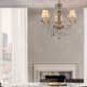 European Crystal Chandelier Elegant Pendant Light Bedroom Living Room