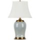 Simple Counter Reading Lamp Study Room Living Room Crackle Pattern Ceramic Table Lamp