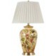 Flower Bird Glaze Lamp Ceramic Base Lighting Living Room Bedroom Light Modern Table Lamp