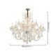 Large European Crystal Chandelier White Pendant Light Living Room Dining Room