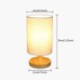 Special Round Bedside Table Lamp with DIY Fabric Lamphade Nordic Simple Table Lamp