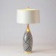 Ceramic Vase Shape Fixture Table Lamp Bedroom Living Room Desk Light Contemporary Simple Table Lamp