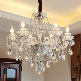 Living Room Dining Room Luxury Crystal Chandelier European Elegant Pendant Light