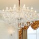 Living Room Dining Room Luxury Crystal Chandelier European Elegant Pendant Light