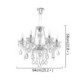 Elegant Pendant Light Living Room Dining Room European Crystal Chandelier