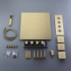 Massage Spa Side Spray Jets Thermostatic Faucet Shower System Brushed Gold Concealed Installation