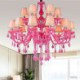 Bedroom Living Room Large Crystal Chandelier European Romantic Pendant Light