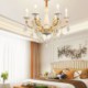 Unique Design Pendant Light Living Room Study European Crystal Chandelier