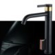 Bathroom Sink Mixer Tap in Black Brass with 360 Degree Rotatable Spout (Tall)