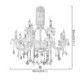 Luxury Pendant Light Bedroom Living Room Large European Crystal Chandelier