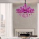 Living Room Bedroom Crystal Chandelier European Romantic Pendant Light