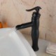 Oil-rubbed Bronze Bathroom Sink Faucet with Antique Sink Tap
