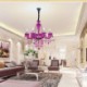 Living Room Bedroom European Crystal Chandelier Romantic Pendant Light