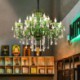 Living Room Bedroom Luxury Crystal Chandelier European Style Green Pendant Light